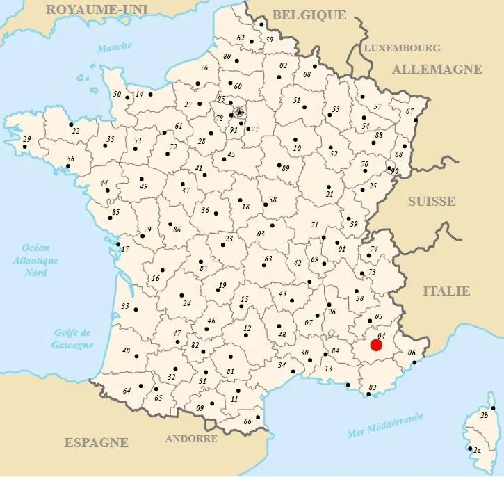 Appartamento T2 rue piétonne Digne les Bains Francia